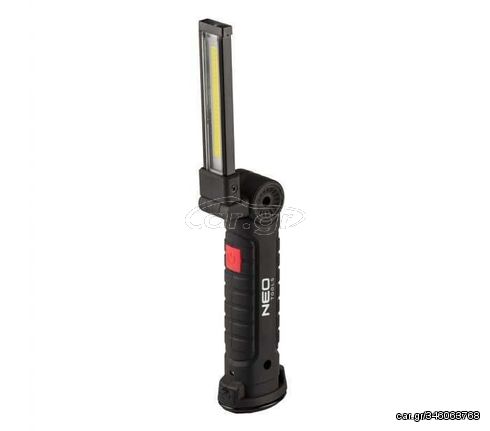 NEO TOOLS Φακός Συνεργείου Επαναφορτιζόμενος 200 Lumens 99-041