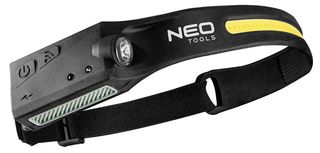 NEO TOOLS Φακός κεφαλής 2σε1 επαναφορτιζόμενος 99-097