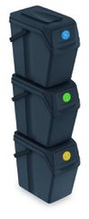 PROSPERPLAST Πλαστικοί Κάδοι Sortibox Set 3x25 lt IKWB25S3-S433