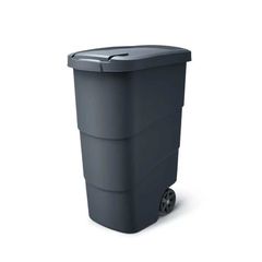 PROSPERPLAST Κάδος απορριμμάτων τροχήλατος Ανθρακί 110lt NBWB110-S433
