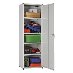 Ντουλάπα μεταλλική με 4 ράφια 60x44x183 cm Γκρι MAXI60G
