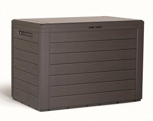 PROSPERPLAST Μπαούλο Αποθήκευσης Woodebox Ελαιόμαυρο 190lt MBWL190-440U