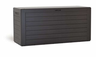 PROSPERPLAST Μπαούλο Αποθήκευσης Woodebox Ελαιόμαυρο 280lt MBWL280-440U