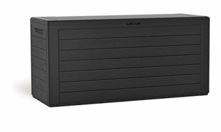 PROSPERPLAST Μπαούλο Αποθήκευσης Woodebox Ανθρακί 280lt MBWL280-S433