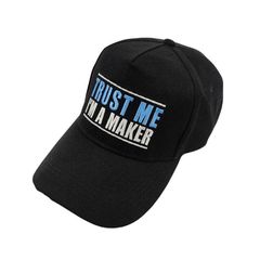 Trust Me Baseball Cap - Black