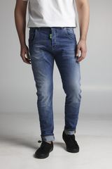 Cosi Ανδρικά Βαμβακερά Jeans "TIAGO40" Denim Slim Fit (63-1TIAGO40) (98% Βαμβάκι, 2% Ελαστάνη)