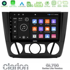 Clarion GL700 Lite Series 8Core Android11 2+32GB BMW 1Series E81/E82/E87/E88 (MANUAL A/C) Navigation Multimedia Tablet 9″ Με Carplay & Android Auto