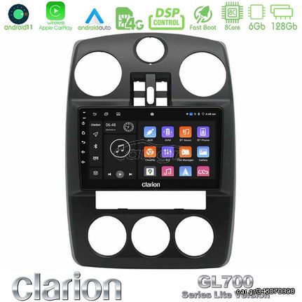 Clarion GL700 Lite Series Chrysler PT-Cruiser 2000-2005 8Core Android11 6+128GB Navigation Multimedia Tablet 9″ Με Carplay & Android Auto Με Carplay & Android Auto