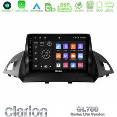 Clarion GL700 Lite Series 8Core Android11 2+32GB Ford C-Max/Kuga Navigation Multimedia Tablet 9″ Με Carplay & Android Auto