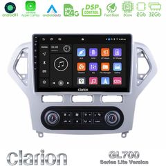 Clarion GL700 Lite Series 8Core Android11 2+32GB Ford Mondeo 2007-2011 (Auto A/C) Navigation Multimedia Tablet 9″ Με Carplay & Android Auto