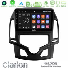 Clarion GL700 Lite Series 8Core Android11 2+32GB Hyundai i30 2007-2012 Auto A/C Navigation Multimedia Tablet 9″ Με Carplay & Android Auto