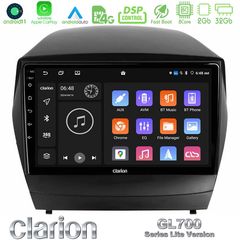 Clarion GL700 Lite Series 8Core Android11 2+32GB Hyundai IX35 Auto A/C Navigation Multimedia Tablet 9″ Με Carplay & Android Auto