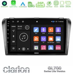 Clarion GL700 Lite Series 8Core Android11 2+32GB Mazda 3 2004-2009 Navigation Multimedia Tablet 9″ Με Carplay & Android Auto