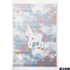 Παιδικό χαλί Ezzo Kiddie Unicorn B805AX6 - D160 ΣΤΡΟΓΓΥΛΟ