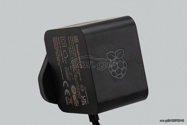 27W USB-C PD Power Supply - μαύρο (Raspberry Pi 5)