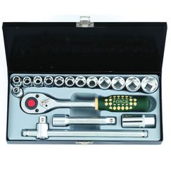 4173 Σετ Καστάνια με Καρυδάκια 1/2" 17 Τεμάχια - 1/2" - FORCE (#4173)
