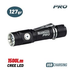 BPR6035 Επαναφορτιζόμενος Αδιάβροχος Φακός XPG LED - ΦΑΚΟΙ - ΦΩΤΙΣΜΟΣ - BORMANN PRO (#030034)
