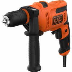 BEH200-QS Ηλεκτρικό Κρουστικό Δράπανο 500W - ΜΕ ΚΡΟΥΣΗ - BLACK & DECKER (#BEH200-QS)