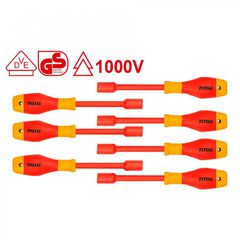 THKISD0701 Σετ Κατσαβίδια Καρυδάκια 7 Τεμαχίων 1000V VDE - ΣΕΤ ΗΛΕΚΤΡΟΛΟΓΟΥ - TOTAL (#THKISD0701)