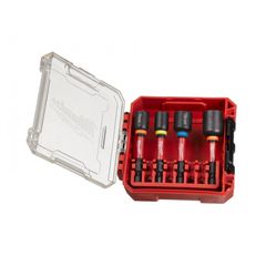 SHOCKWAVE Σετ Μαγνητικά Καρυδάκια 4 Τεμάχια 4932492445 - ΚΑΡΥΔΑΚΙΑ ΑΕΡΟΣ - MILWAUKEE (#4932492445)