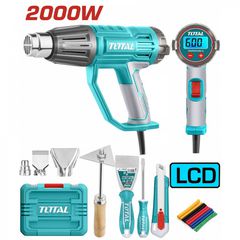 TB200561 Πιστόλι Θερμού Αέρα με LCD και Βαλίτσα 2000W - ΠΙΣΤΟΛΙΑ ΘΕΡΜΟΥ ΑΕΡΑ - TOTAL (#TB200561)