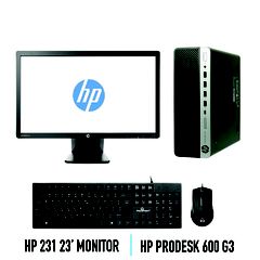 Σετ Hp ProDesk 600 G3 & HP monitor 23″ & SET Keyboard/Mouse | |