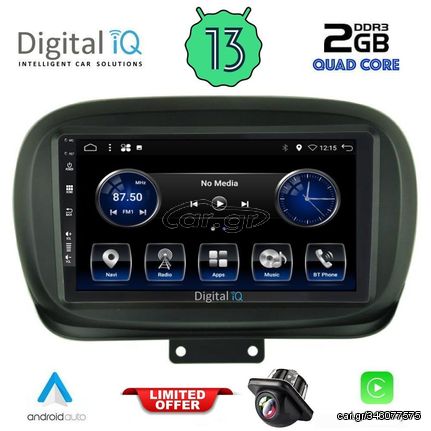 MEGASOUND - DIGITAL IQ BXH 3134_CPA (9inc) MULTIMEDIA TABLET for FIAT 500X mod. 2014>