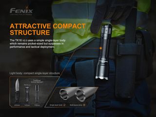 Φακός Fenix TK16 V2.0 Επαναφορτιζόμενος-thumb-2