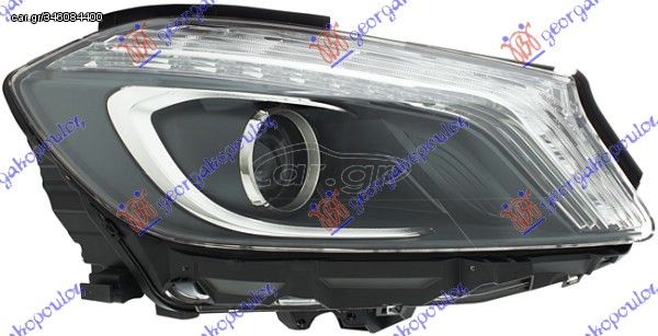 ΦΑΝΟΣ ΕΜΠΡΟΣ Bi-XENON ΕΞΥΠΝΟ ΜΕ ΦΩΣ ΗΜΕΡΑΣ LED (HELLA) - MERCEDES A CLASS (W176),2012-2015