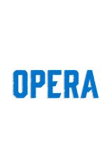 OPERA Vinyl Die-Cut Sticker 5 Pk - Μπλε