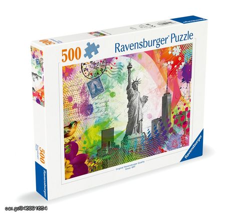 Ravensburger - Puzzle New York Postcard 500p (12000368) / Toys