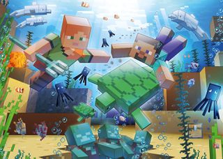Ravensburger - Puzzle Minecraft Mosaic 1000p (12000421) / Toys