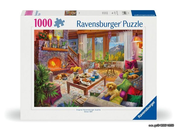 Ravensburger - Puzzle Cozy Cabin 1000p (12000293) / Toys