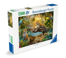 Ravensburger - Puzzle Leopard Family In The Jungle 1500p (12000738) / Toys