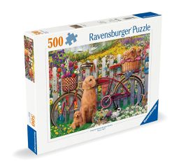 Ravensburger - Puzzle Cute Dogs In The Garden 500p (12000209) / Toys
