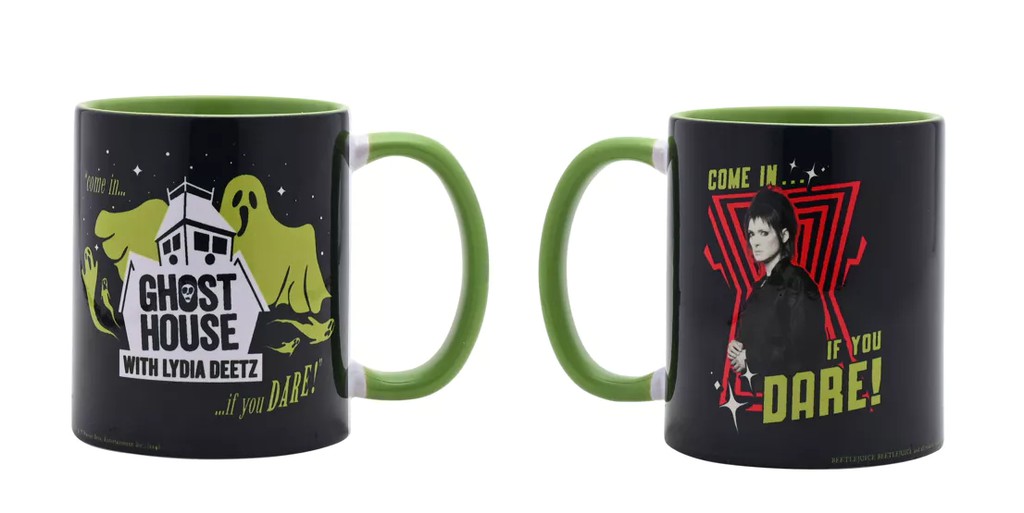 BEETLEJUICE - Black - Ghost House - Inner Colored Mug