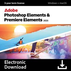 Adobe Photoshop & Premiere Elements 2025 for Windows/MAC - 3 Years - Multilingual - Ηλεκτρονική Άδεια