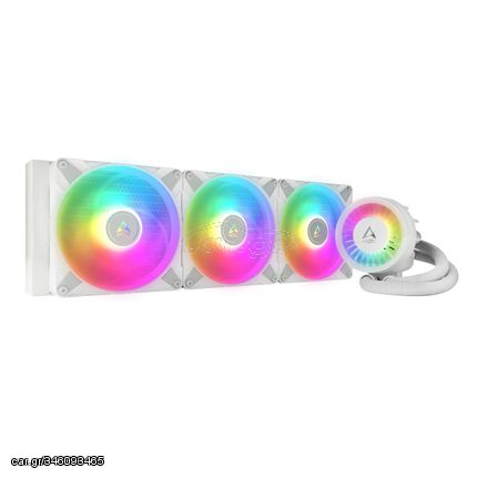 Arctic Liquid Freezer III 420mm A-RGB White AIO CPU Water Cooler 3x P14 PWM PST A-RGB fan