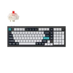 Keychron Q5 Max (Q5M-M1) QMK/VIA Wireless Custom Mechanical Keyboard-Red Switch 96%25 US Layout