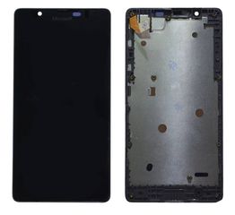 Γνήσια Οθόνη & Μηχανισμός Αφής Microsoft Lumia 540 Dual Sim με Πλαίσιο