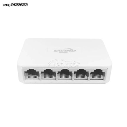 Ethernet Switch Ewind EW-S1505 Plastic Case 5x10/100Mbps Auto-Sensing RJ45