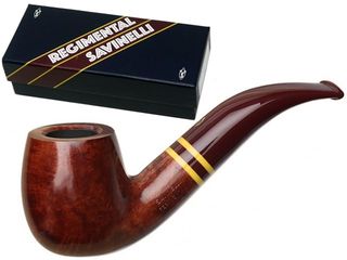 SAVINELLI REGIMENTAL 616 KS 9mm SMOOTH BURGUNDY πίπα καπνού κυρτή 616P368LBX9