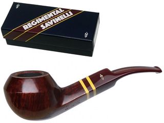 SAVINELLI REGIMENTAL 624 KS 9mm SMOOTH BURGUNDY πίπα καπνού κυρτή 624P368LBX9