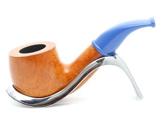 SAVINELLI MINI 601 SMOOTH BLUE 9mm πίπα καπνού κυρτή P364LNAB9