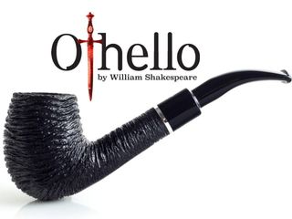 SAVINELLI OTELLO 670 RUSTIC BLACK 9mm πίπα καπνού κυρτή P352ZNR9