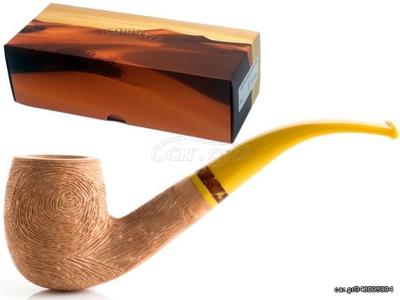 SAVINELLI GHIBLI 606 KS 9mm RUSTIC NATURAL πίπα καπνού κυρτή P353ZNG9