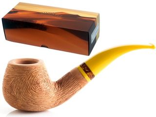 SAVINELLI GHIBLI 645 KS 9mm RUSTIC NATURAL πίπα καπνού κυρτή - P353ZNG-9 P353ZNG9