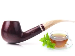 SAVINELLI MENTA MODEL 636 SMOOTH BURGUNDY 9mm πίπα καπνού κυρτή - P339LBX-9 P339LBX9