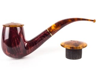 SAVINELLI TORTUGA 606 SMOOTH KS  9mm πίπα καπνού κυρτή