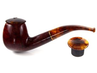 SAVINELLI TORTUGA LISCIA MODEL 626 SMOOTH 9mm πίπα καπνού κυρτή - P193L**9 P193L9